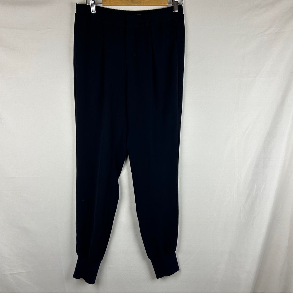 Vince navy elastic waist jogger style pants size S/M